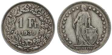 1 Franken 1939 B